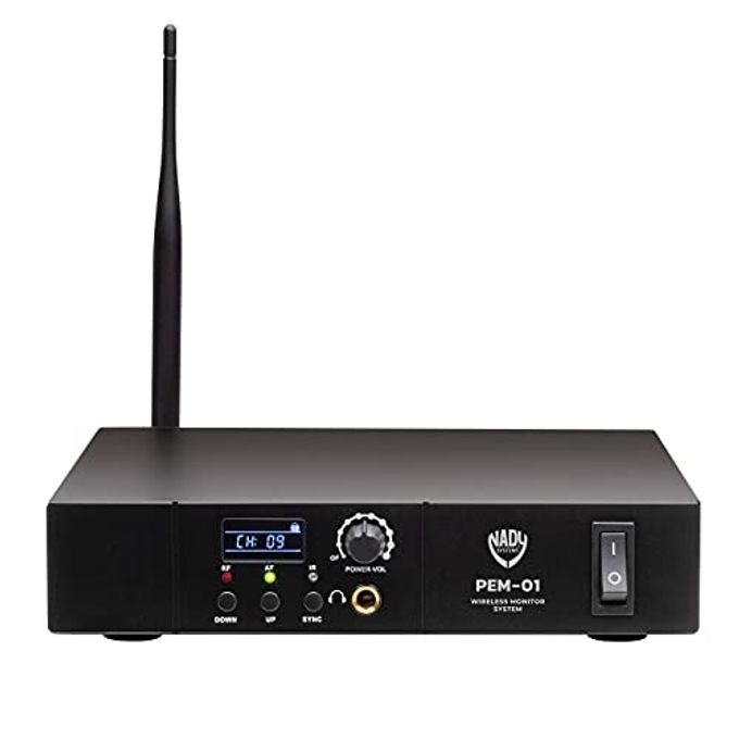 Nady Pem-01 Uhf 16-Channel Wireless Professional In-Ear Monitor System With Eb-6 Earbud Headphones - Image 2