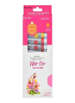 Water Color Set, 12 Colors