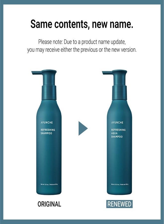 AYUNCHE Refreshing Shampoo for Oily Scalp, 11.8oz Purifying & Cool Down | Powerful Cooling & Deep Cleansing | Anti-Dandruff Shampoo | Korean Salon Brand - Image 3