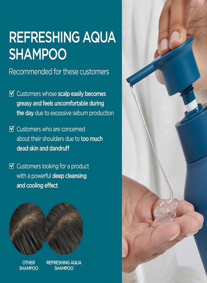 AYUNCHE Refreshing Shampoo for Oily Scalp, 11.8oz Purifying & Cool Down | Powerful Cooling & Deep Cleansing | Anti-Dandruff Shampoo | Korean Salon Brand - Image 4