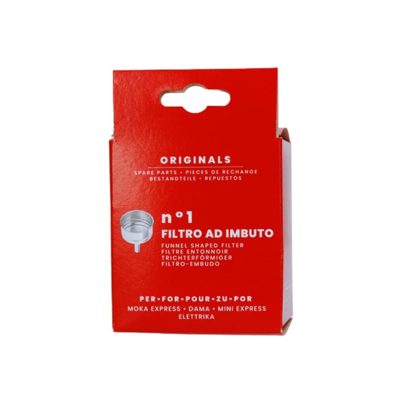 Bialetti Spare Parts, Includes 1 Funnel Filter, Compatible with Moka Express, Fiammetta, Break, Dama, Moka Timer and Rainbow (6 Cups) - Image 2