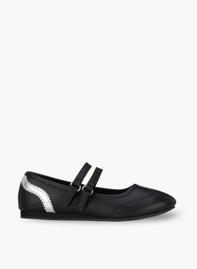 فلورا بيلا من شو إكسبرس Girls Double Strap Mary Jane Shoes
