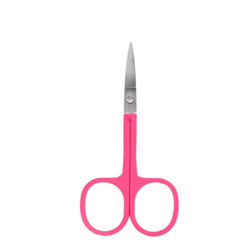 FOLELLO Grooming Scissor for Men and Women (White, Pink) – Stainless Steel Mustache Scissors for Men, Eyebrow, Nose Hair Scissor for Men - Image 5