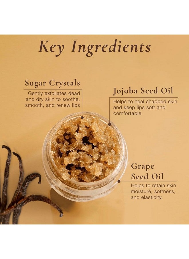 sara happ Sweet Clay Mask + Vanilla Bean Sugar Scrub Lip Duo Exfoliating And Moisturizing Lip Treatments For Dry And Flaky Lips Vegan (0.47 Ounce And 0.5 Ounce Jars) - Image 5