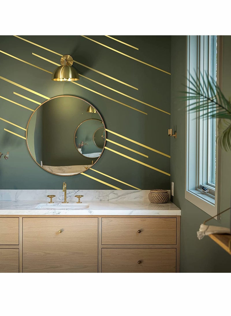 Metallic Graphic Art Tape 1cm x 50m for DIY Projects, Wall Accents, Home Decor, Wardrobe, Bathroom, Floor, Tile, and Vehicle Detailing - Image 4