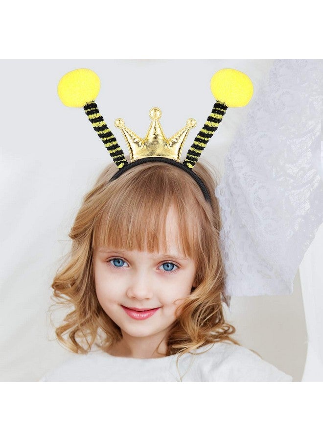 BinaryABC Halloween Bee Headband,Halloween Antenna Ball Headband,Halloween Costume Assesories - Image 2