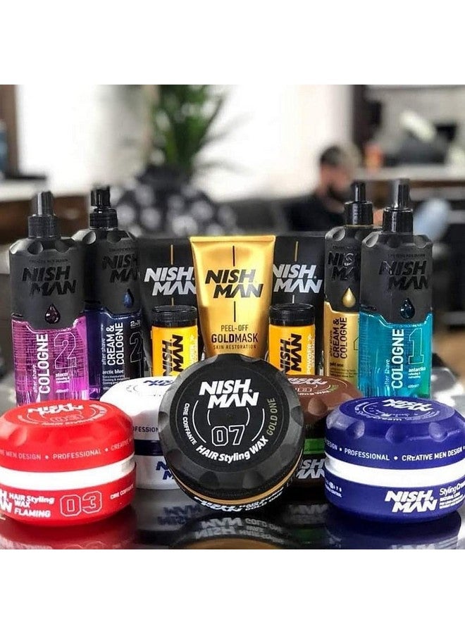 nishman Hair Styling Series (08 Matte Wax CLAY WAX, 150ml) - Image 3