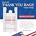 ACKO 1000 Count Plastic Tshirt Bags with Handle 115 x 65 x 21 4 Gallon Thank You Bags for Grocery Take Out To Go Retail Shopping Bag Small Garbage Trash Bag for Home Office Kitchen - Image 4