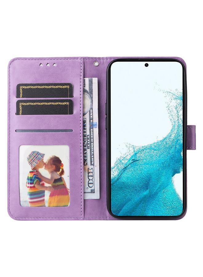 اس-توب جراب لهاتف Samsung Galaxy S23 5G، جراب جلدي منقوش بزهرة عباد الشمس - Image 4