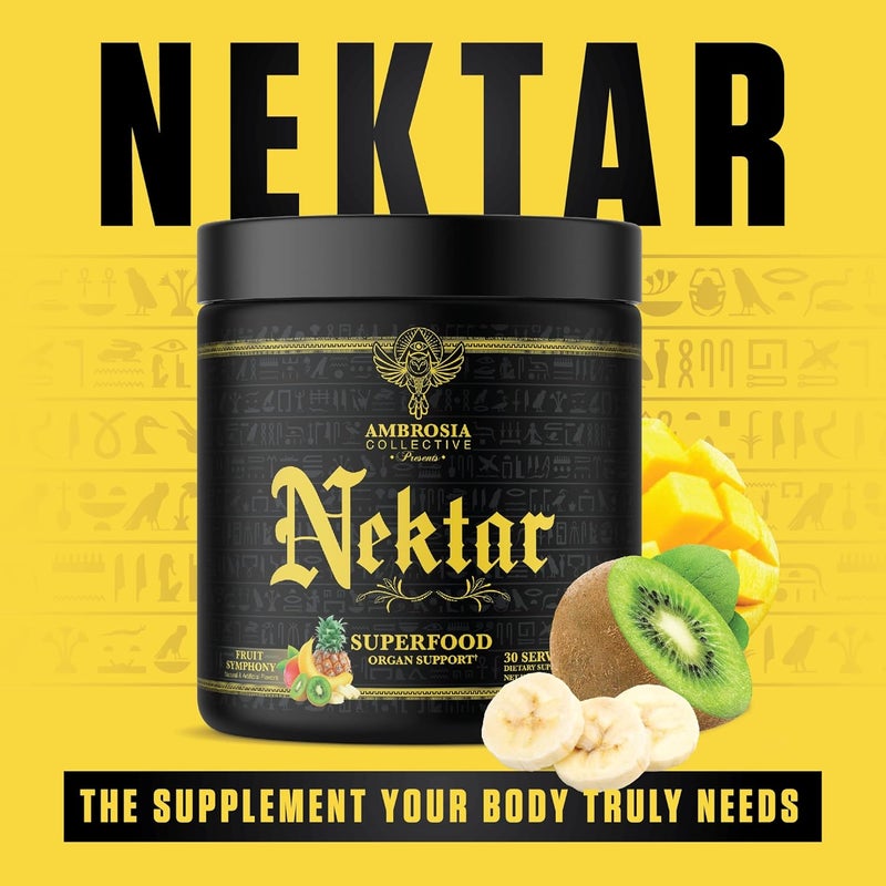 Ambrosia Nektar  Superfood Powder  Complete Health Supplement  30 Servings Fruit Symphony - Image 5