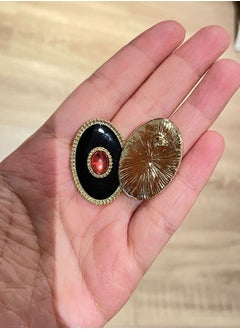 General Vintage Colored Gemstone Earrings  - Image 5