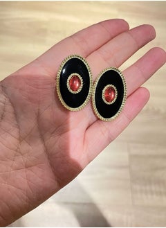 General Vintage Colored Gemstone Earrings  - Image 4