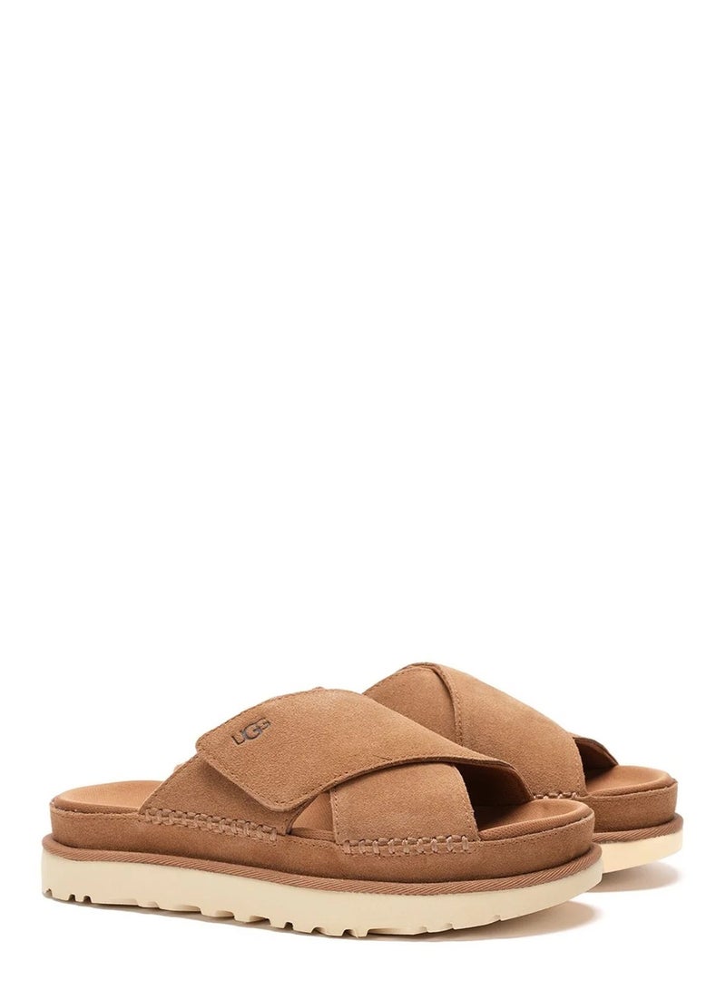 UGG Goldenstar Cross Slide, Women's Sandal - Image 1