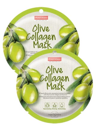 Purederm Olive Collagen Mask 18gm Pack of 2 - pzsku/Z0D4D5560F73F5EEDA3B7Z/45/_/1732439801/ccfbb17e-b339-49d3-9f4d-9324962f974c