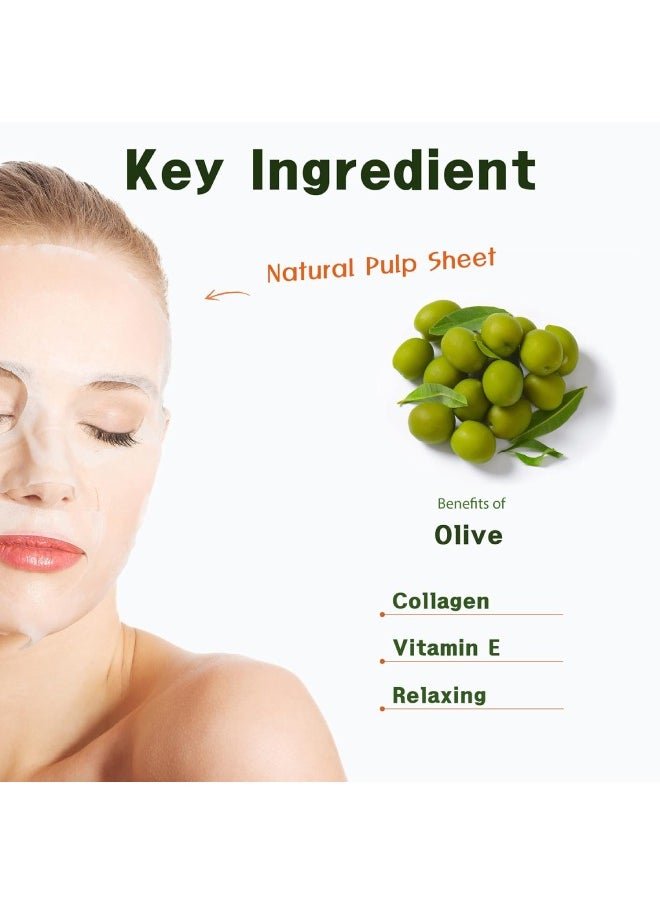 Purederm Olive Collagen Mask 18gm Pack of 2