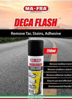 MAFRA MAFRA Tar Cleaner Spray 250ml Deca Flash Tar Remover Adhesive Remover For Car, ITALY  - Image 4