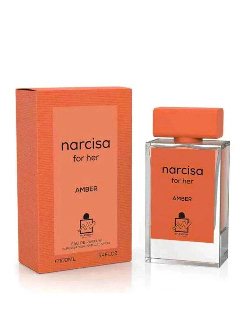 Milestone Narcisa Amber For Women EDP 100ml - Image 1