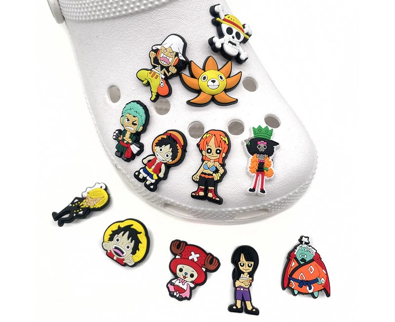 Shoe Charms: 12pcs Set Colourful PVC Material - Waterproof Durable Shoe Accessories for Shoe And Wristband Customization - Image 2