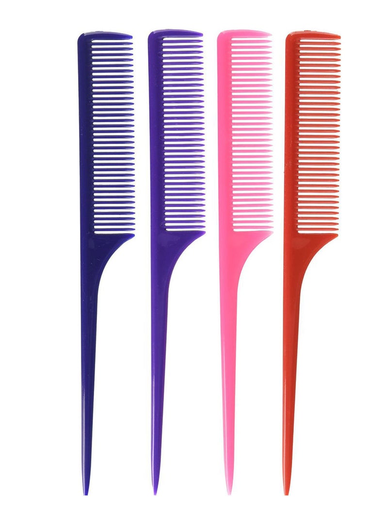 NIBEMINENT 12-Piece Rat Tail Comb Set Multicolour 12 x 9inch - Image 1