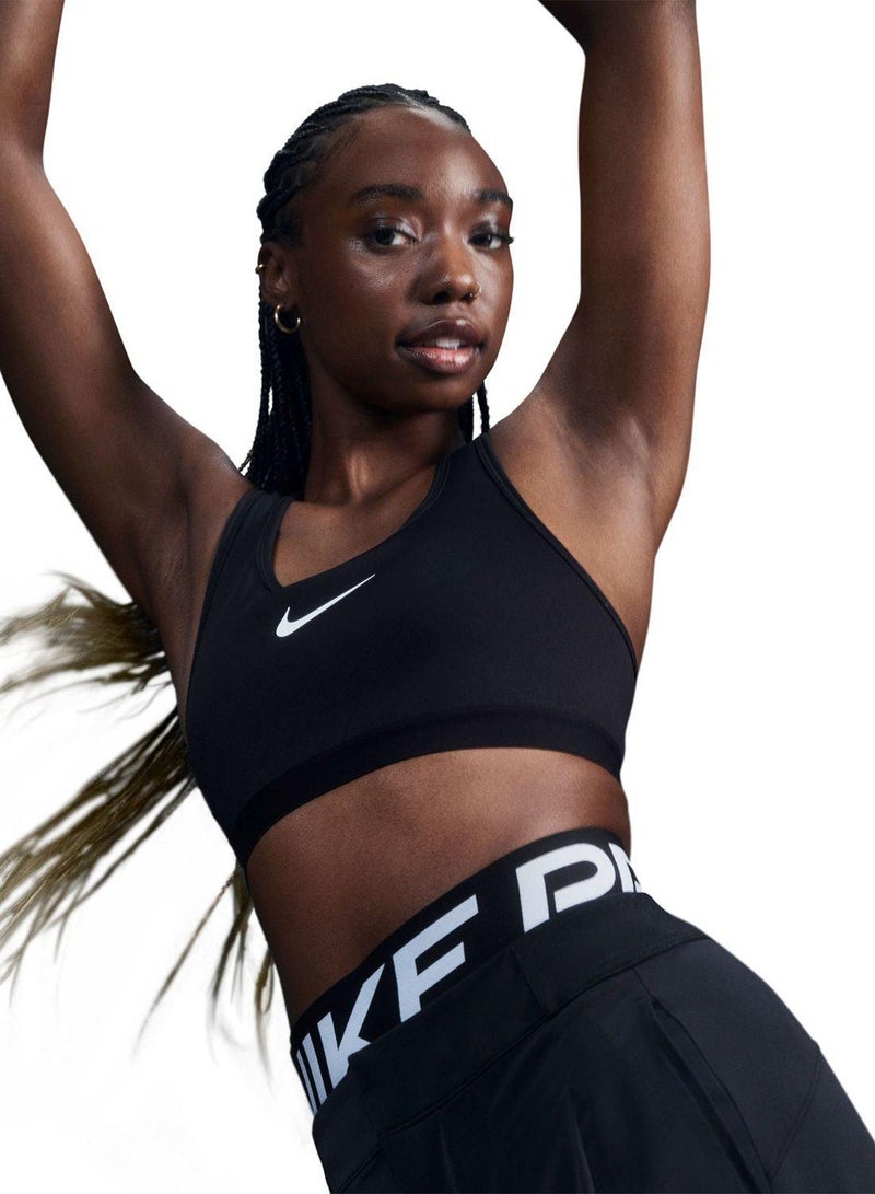 Nike حمالة صدر رياضية نسائية قابلة للتعديل من نايك سويش عالية الدعم بدون حشوة - Image 3