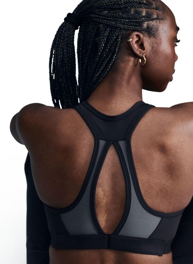 Nike حمالة صدر رياضية نسائية قابلة للتعديل من نايك سويش عالية الدعم بدون حشوة - Image 2