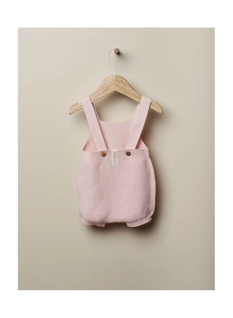 Wedoble Organic Fine Knit Shoulder Straps Shortie - Soft Pink, Wedoble