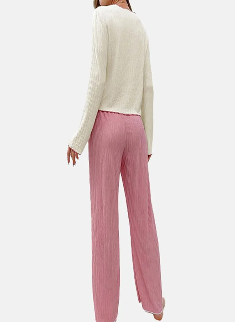 YUNIQEE White Solid Pyjamas & Shirt