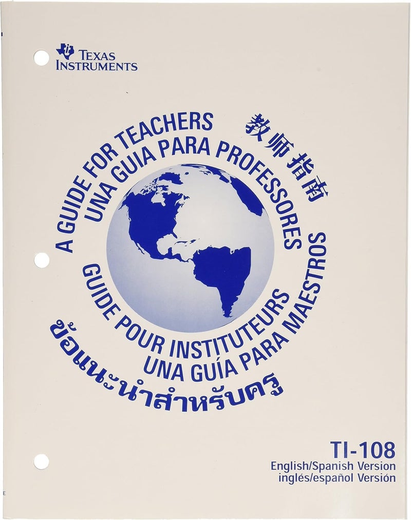 TEXAS INSTRUMENTS آلة حاسبة شمسية TI-108 / مجموعة المعلم (مجموعة من 10)  - Image 2