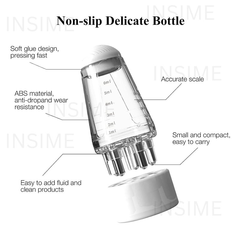 INSIME Hair oil scalp applicator tool for hair | Small Serum & oil applicator for scalp and massager | Oiling tool for scalp hair Tiny oil applicator & dispenser (Mini size - 5 CM) - Image 5