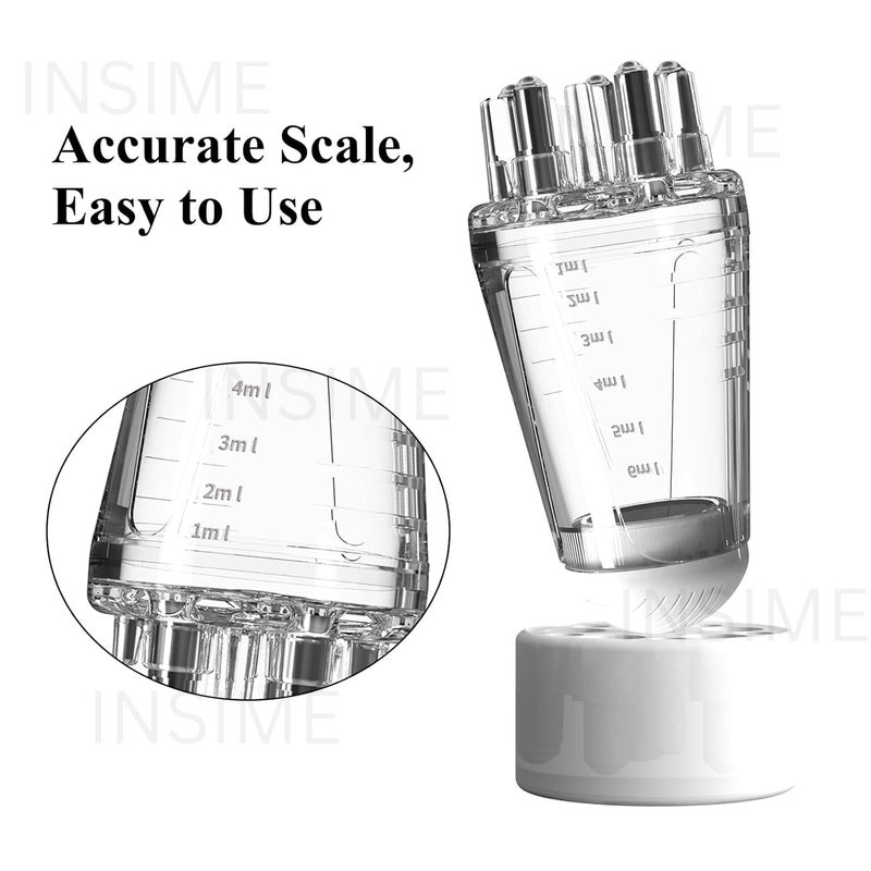 INSIME Hair oil scalp applicator tool for hair | Small Serum & oil applicator for scalp and massager | Oiling tool for scalp hair Tiny oil applicator & dispenser (Mini size - 5 CM) - Image 4
