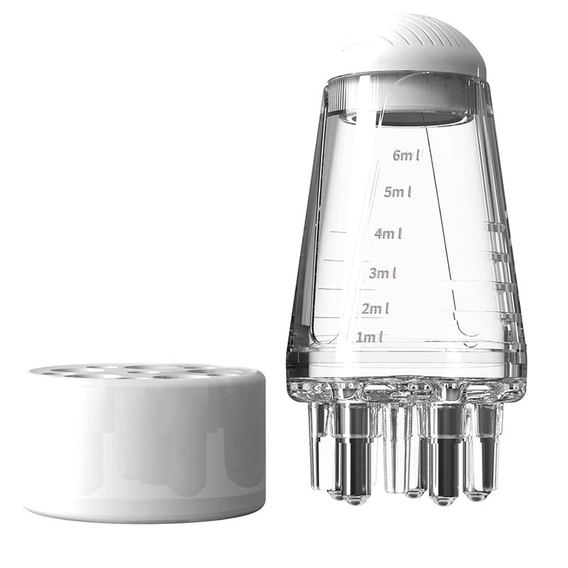 INSIME Hair oil scalp applicator tool for hair | Small Serum & oil applicator for scalp and massager | Oiling tool for scalp hair Tiny oil applicator & dispenser (Mini size - 5 CM) - Image 1