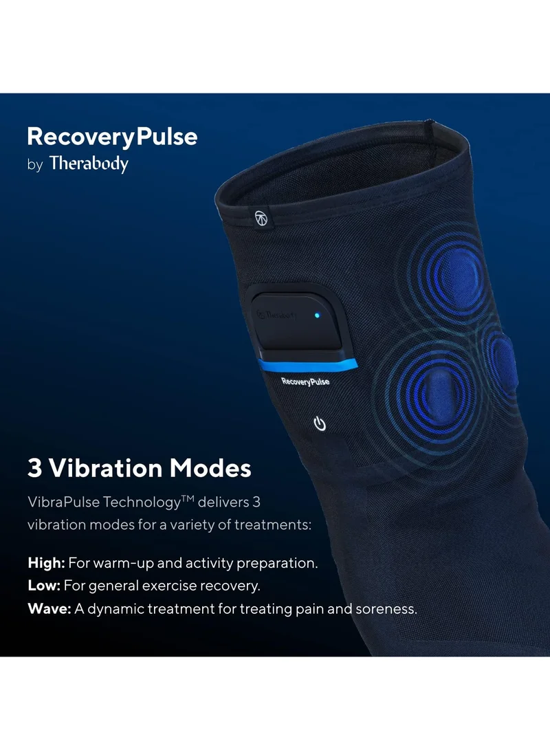 Therabody Therabody RecoveryPulse Arm Sleeve 1 PIECE, Compression and Vibration Sleeve for On The Go Relief, Reduce Soreness and Pain in Upper Arms, Increase Flexibility, Medium