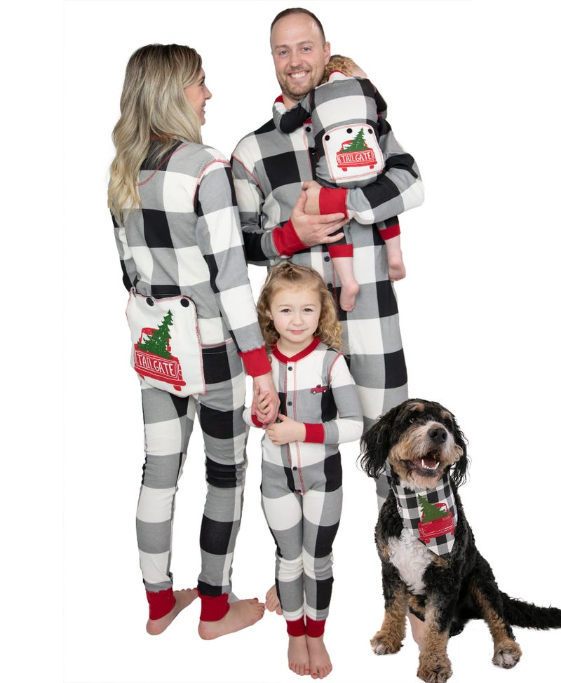 Lazy One Flapjacks Matching Christmas Pajamas for The Dog Baby Kids Teens and Adults Tailgate 10