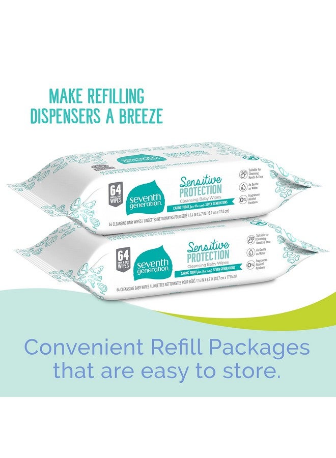 Seventh Generation Baby Wipes Refill With Tape Seal Sensitive Protection Unscented Baby Wipes 256 Count - Image 5