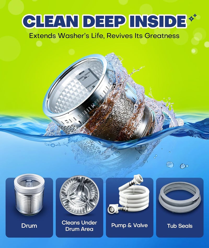Caspeak Washing Machine Cleaner Tablets for Pet Owners - 24 Count, Deep Cleaning Formula - Image 4
