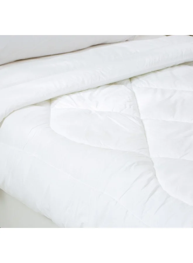 Home Box Ballina 2-Piece Solid Cotton Single Comforter Set 220 x 135 cm