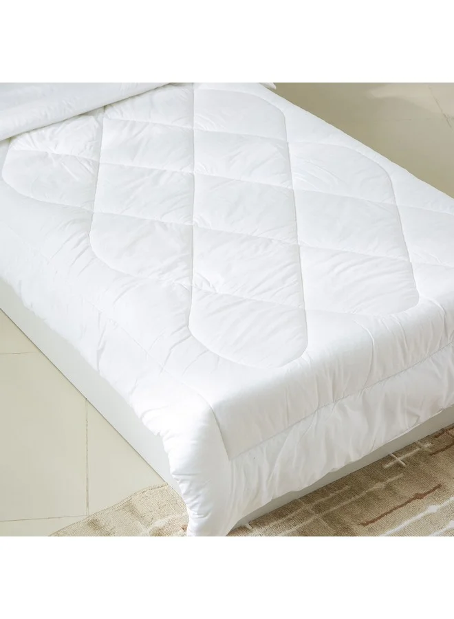 Home Box Ballina 2-Piece Solid Cotton Single Comforter Set 220 x 135 cm