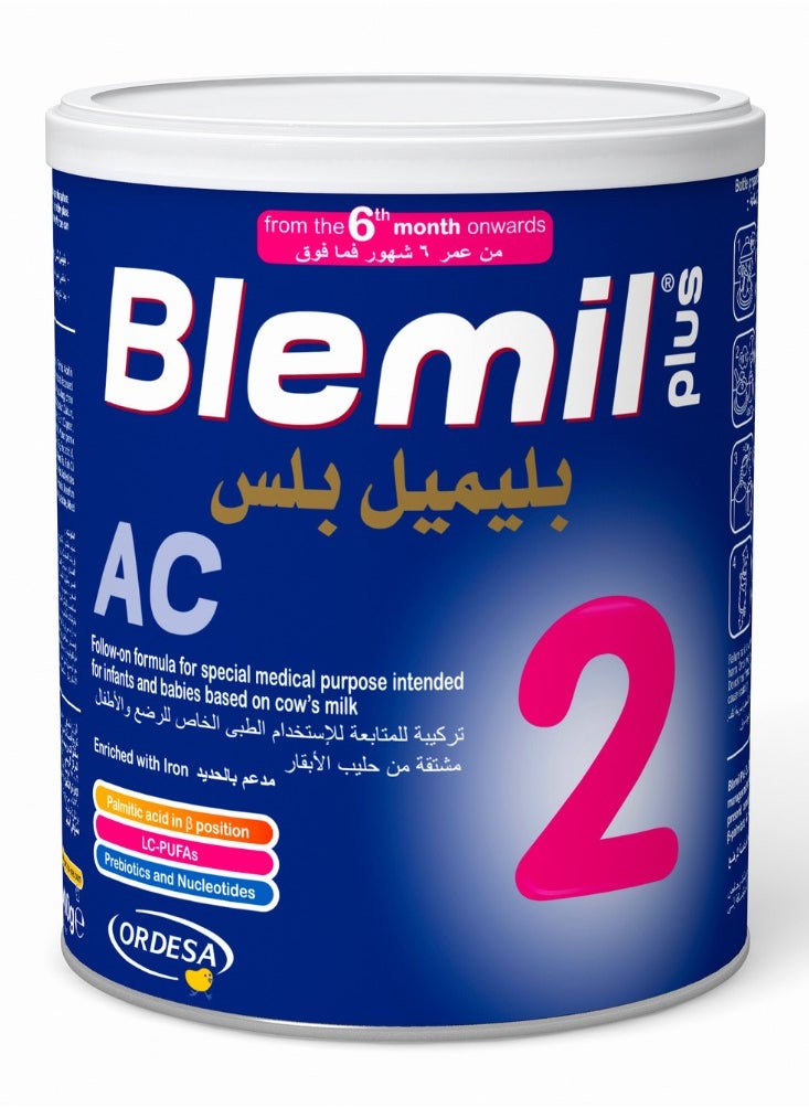 بليميل بلس - بليميل بلس 2 ايه سي تركيبة حليب متابعة - 400 جرام - Image 1