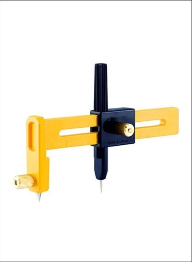 Compass Circle Cutter Yellow/Blue/Silver - Image 1