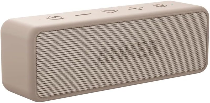 أنكر مكبر صوت بلوتوث محمول Anker Soundcore 2 مع صوت ستيريو بقوة 12 واط، BassUp، م��اوم للماء IPX7، تشغيل لمدة 24 ساعة، إقران ستيريو لاسلكي، مكبر صوت للمنزل، الأماكن الخارجية، السفر - Image 1