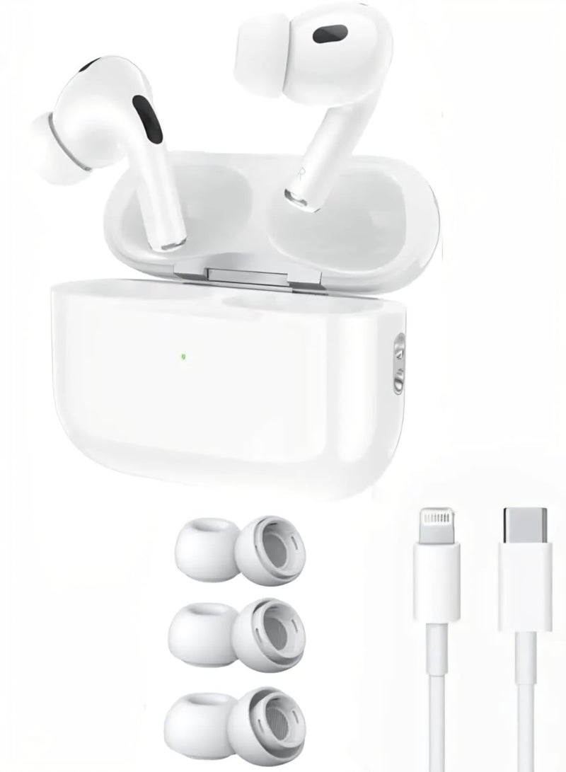 Wireless Bluetooth headphones featuring active noise cancellation, hearing enhancement, transparency mode, and personalized spatial audio; includes USB-C charging. - Image 2