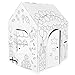 Easy Playhouse Birthday Kids Art Craft for Indoor Outdoor Fun Color Draw Doodle Decorate Personalize The Cardboard Fort 32 X 26 5 X 40 5 Age 3 - Image 2