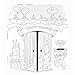 Easy Playhouse Birthday Kids Art Craft for Indoor Outdoor Fun Color Draw Doodle Decorate Personalize The Cardboard Fort 32 X 26 5 X 40 5 Age 3 - Image 4