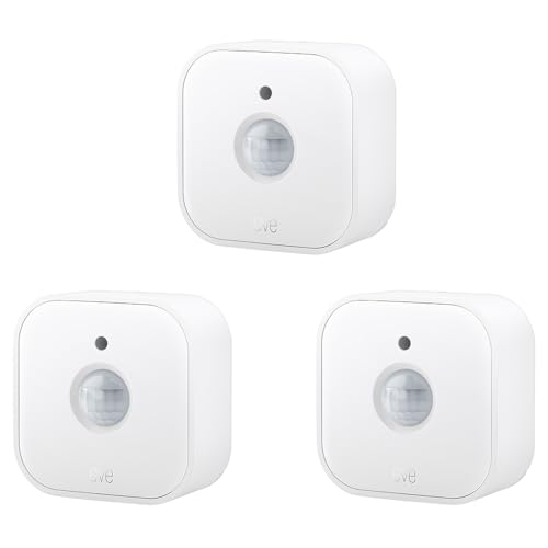 Eve Motion (Matter) 3-Pack – Smart Motion and Light Sensor, IPX3, Automatic Activation of Devices, Future-Proof, Works with Apple Home, Alexa, Google Home, SmartThings, requires Thread Border Router - Image 1