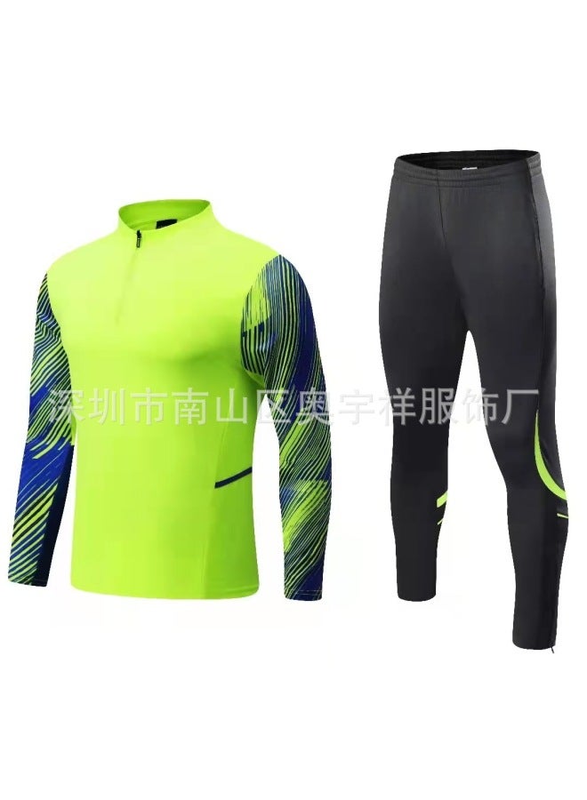 Fluorescent Green Football Jersey - Image 1