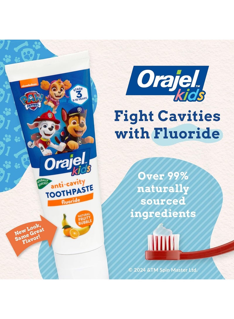Orajel معجون أسنان أوراجيل للأطفال مضاد للتسوس، 4.2 أونصة - Image 2