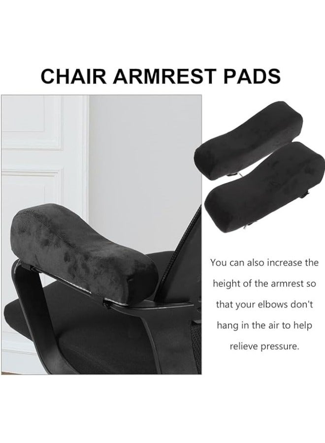 general 1 Pair Desk Chair Pads Office Chair Accessories Cushion Computer Chair Arm Pads for Chairs Gaming Arm Rest Dressing Chair  - Image 4
