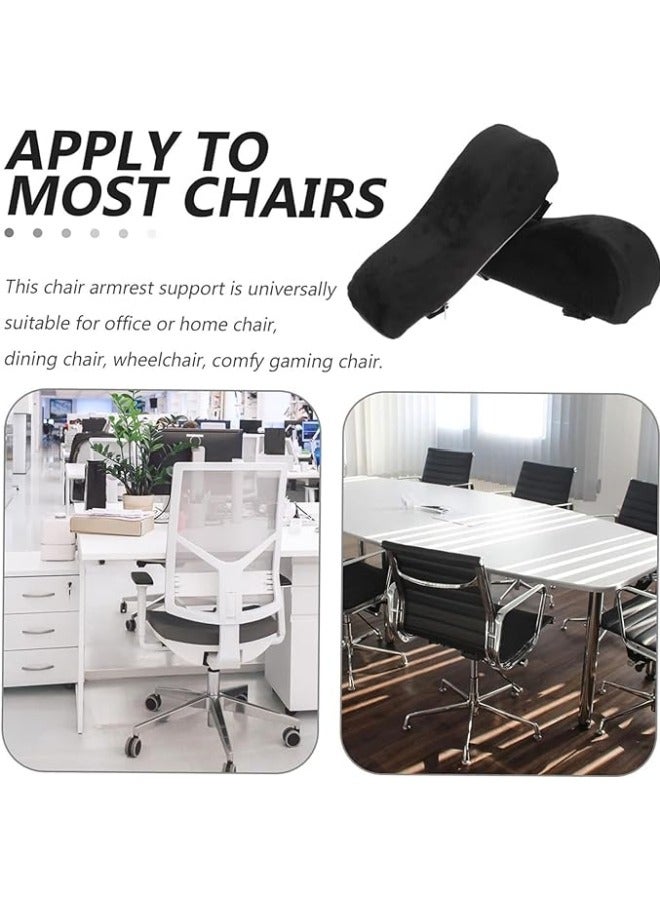 general 1 Pair Desk Chair Pads Office Chair Accessories Cushion Computer Chair Arm Pads for Chairs Gaming Arm Rest Dressing Chair  - Image 5