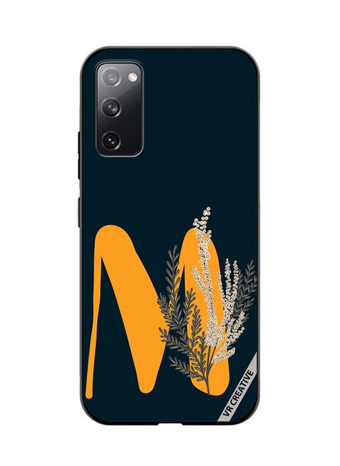 Protective Case Cover For Samsung Galaxy S20 FE 5G Alphabet M(113) Design Multicolour