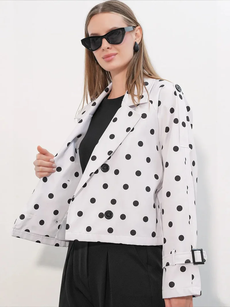 Big Dart Multicolor BDART Short Belted Trench Coat for Women | Best Price UAE